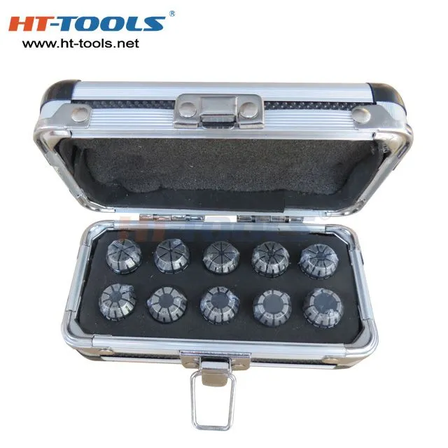 ER Melling Chuck Установите аксессуары с помощью машинного инструмента CNC ER Collet ER08 ER11 ER16 ER25 ER32 ER40 Milling Collet Set